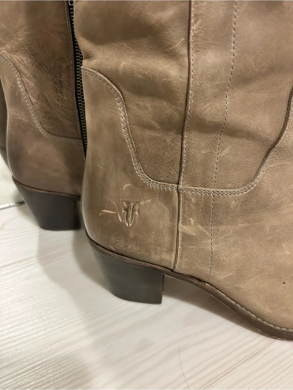 Frye “Jackie” Tall boots, style/model number 76571.
